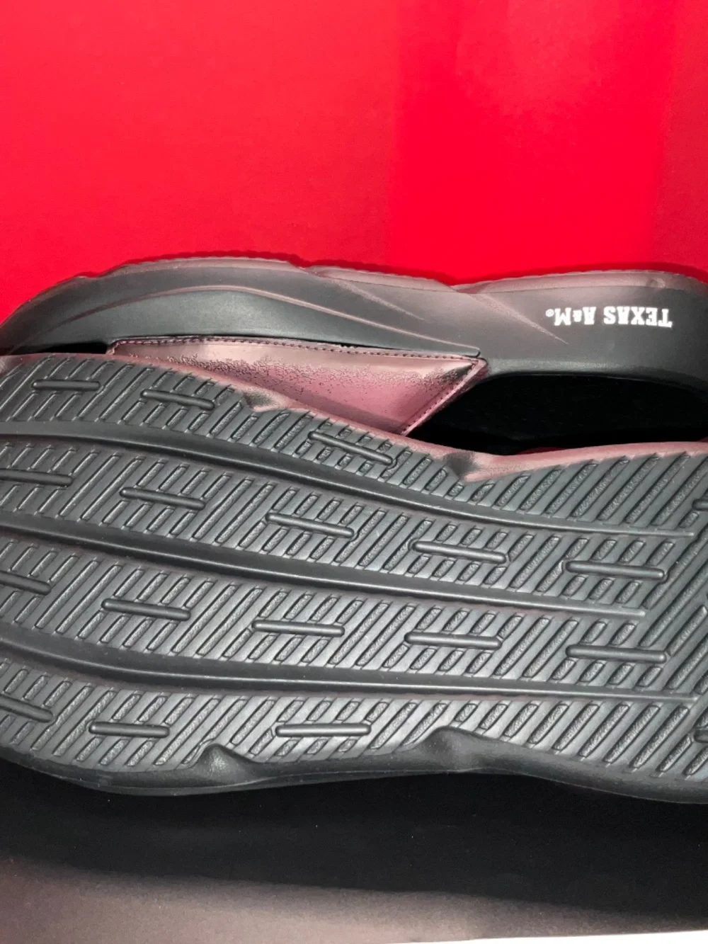 Texas A&M Logo-Adidas Lightblaze Slides. US Men’s 13. New With Tags, NO Box.